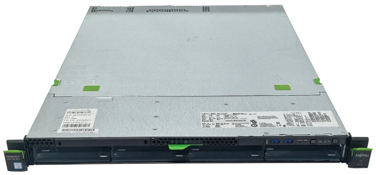 Fujitsu Primergy RX1330 M4 CTO Xeon E-2200 CPU 4DIMM 4x LFF SAS Bay Server