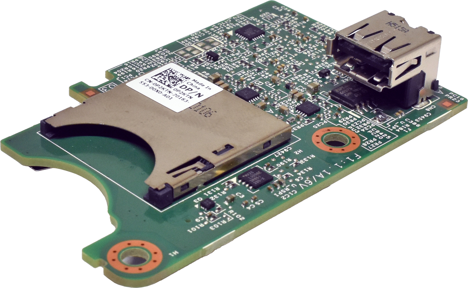 DELL PowerEdge M630 USB Dual SD Card Reader Module 0P2KTN