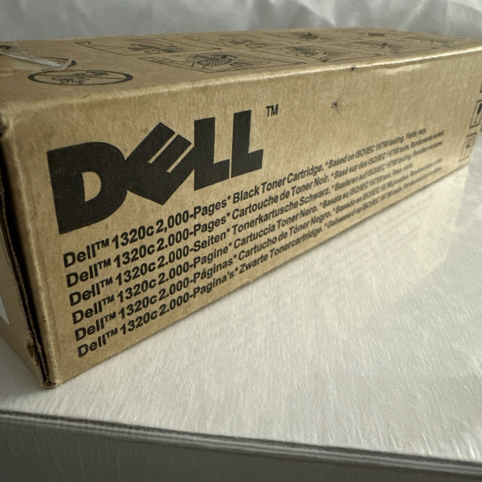 Genuine Dell DT615 BLACK High Yield Toner Cartridge for Dell 1320C | Sealed
