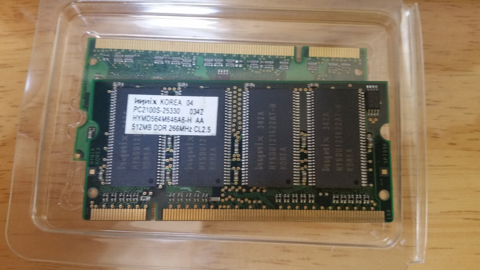 Hynix 512 MB DDR 266 PC2100S-25330 0330 CL 2.5 WORKING PULL
