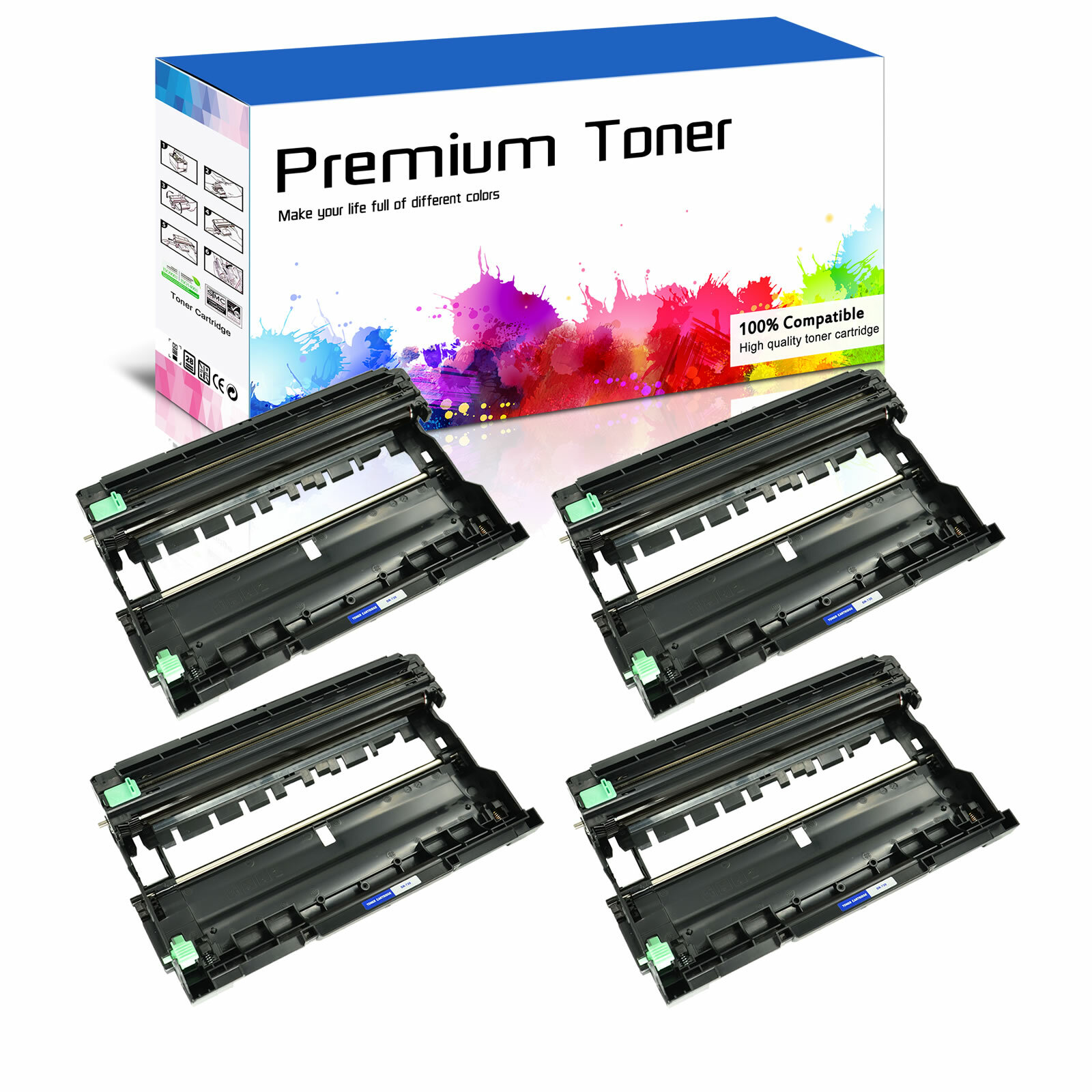 4PK DR730 Drum Unit Fit for Brother DR-730 MFC-L2710DN HL-L2370DW HL-L2370DWXL
