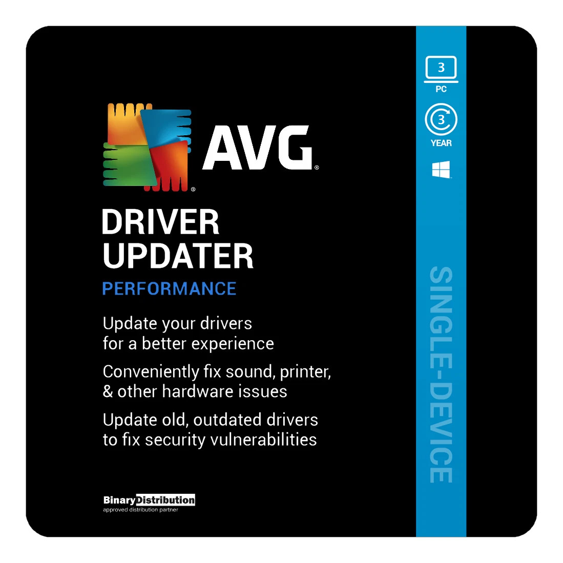 AVG Driver Updater 2026 - 3 PC - 3 Years - Update PC Drivers Fast [Download]