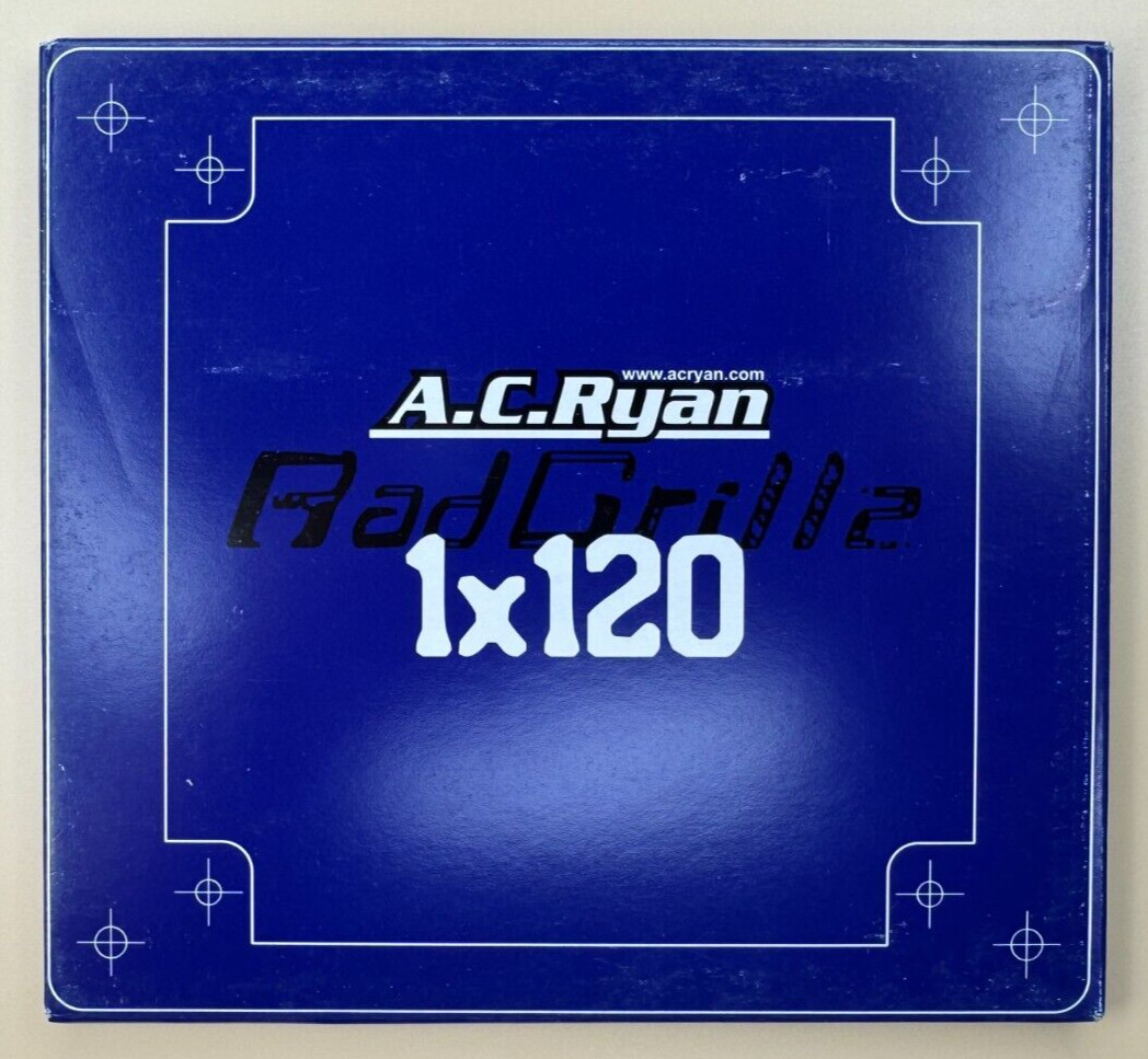 A. C. Ryan 1x120 RadGrillz fan water cooling radiator grill stainless steel New