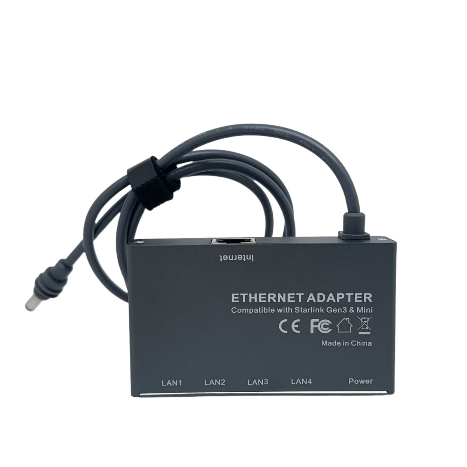 Ethernet Adapter for Starlink Gen3 with 4 Port Wired Network Hub