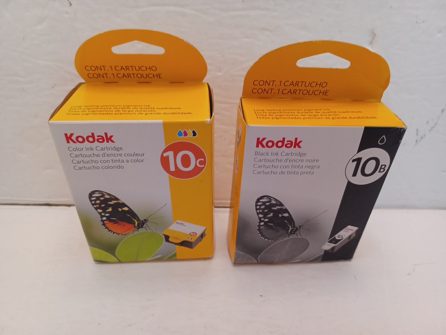 Kodak 10B Black & 10C Color Ink Kodacolor Technology NEW IN PACKS