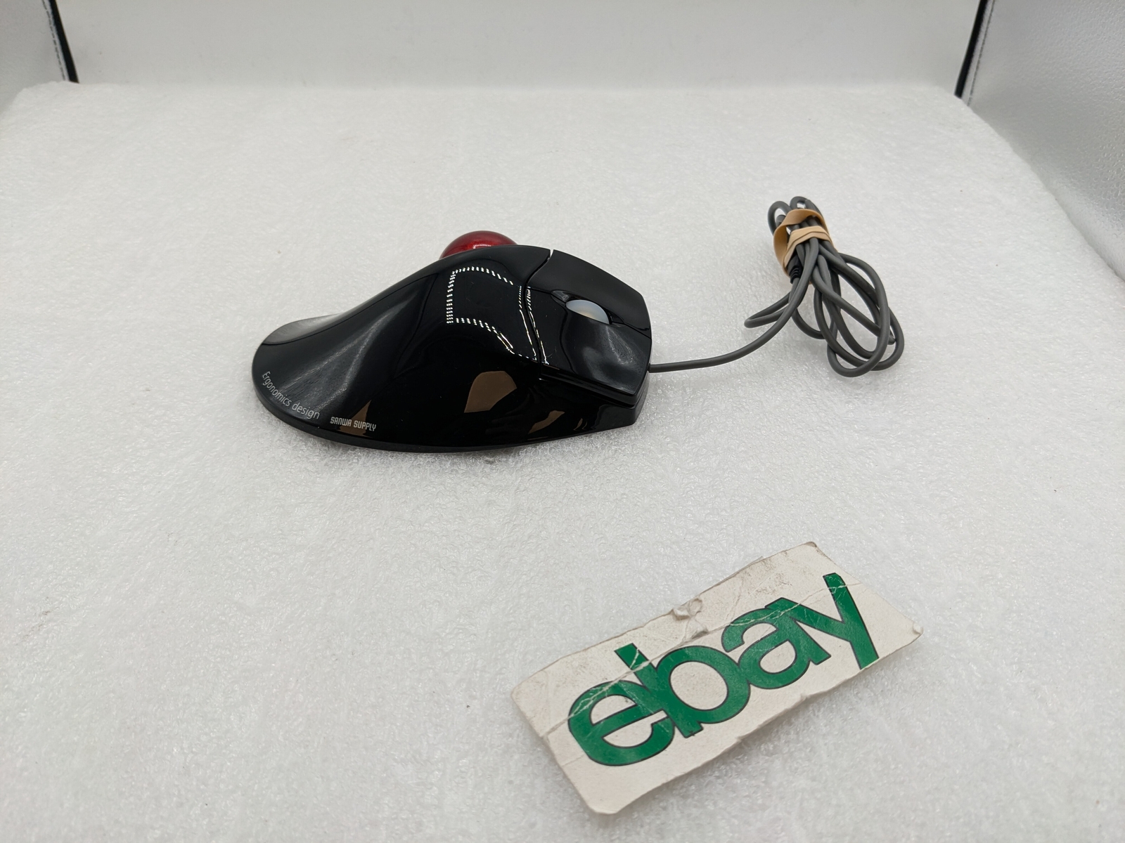 Trackball Mouse Black Ma-tb39bk SANWA Supply w/ 