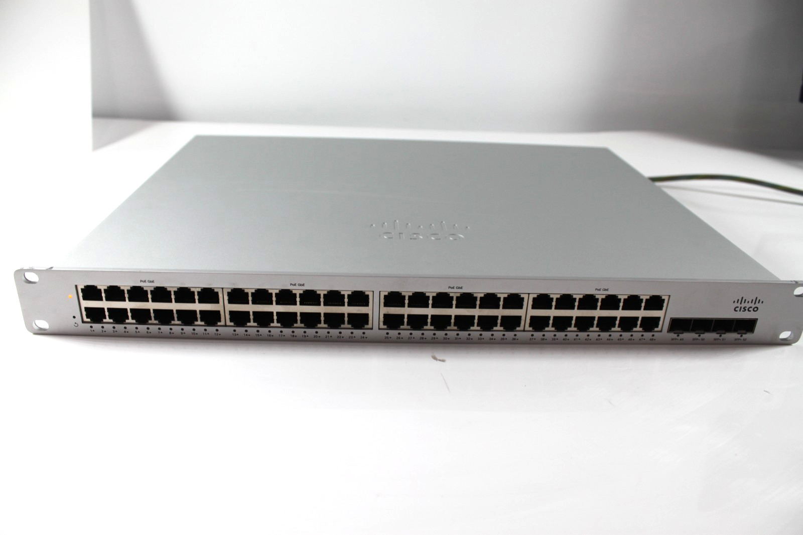 CISCO MS225-48FP-HW MERAKI Managed Switch-48 POE+ Ethernet Ports - Power Tested