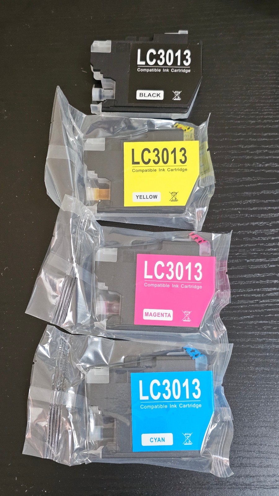 Brother LC3013  High Quality Compatible High Yield Ink Cartridge 4-Pack