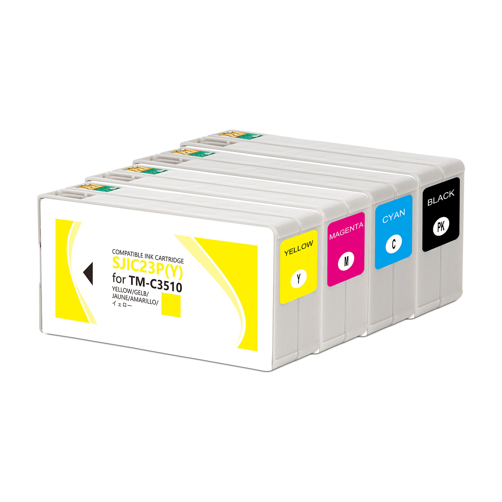  SJIC23P label printer ink cartridge compatible for epson TM-C3510 printer