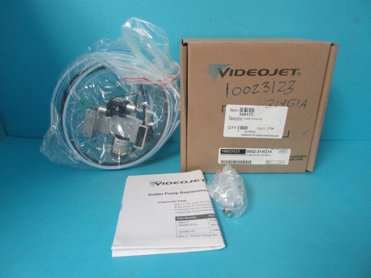 NEW VIDEOJET 399171 GUTTER PUMP KIT FOR 1610/1620 OEM REPLACEMENT PART