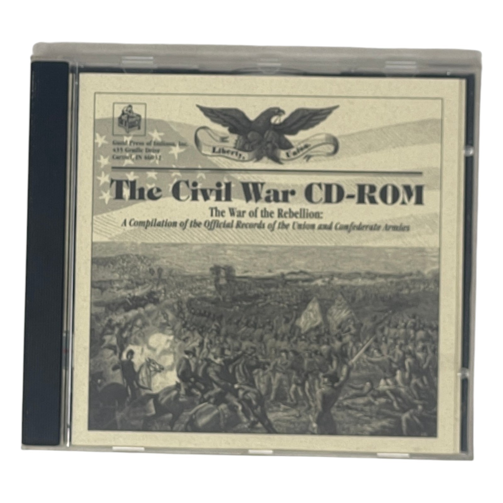 Vtg 1996 Civil War CD-ROM 1.0 Guild Press Official Records PC Software