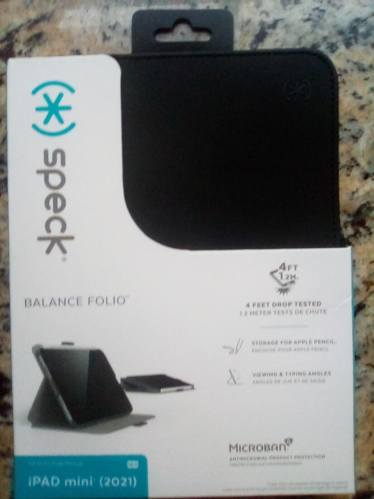 Speck Products Balance Folio for Apple iPad Mini (2021) -6th Gen. Black
