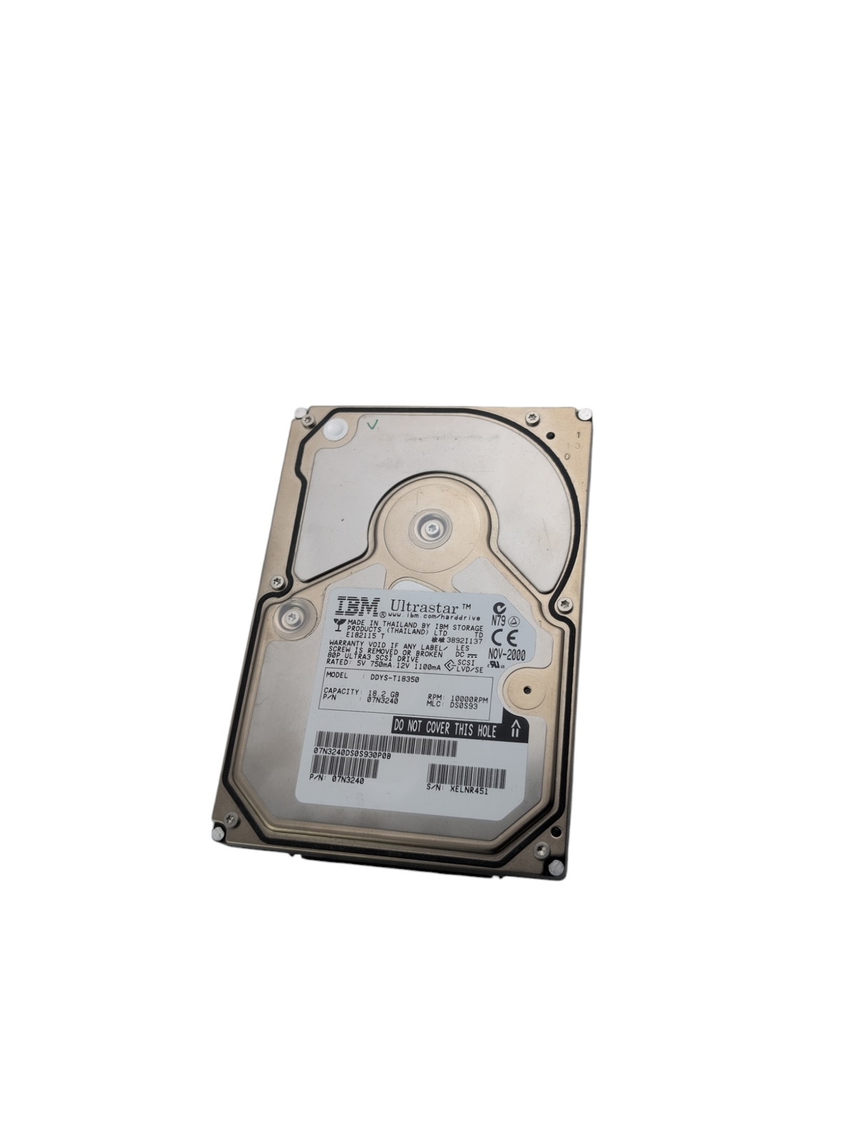 IBM Ultrastar 36LZX DDYS-T18350 P/N: 07N3240 18GB