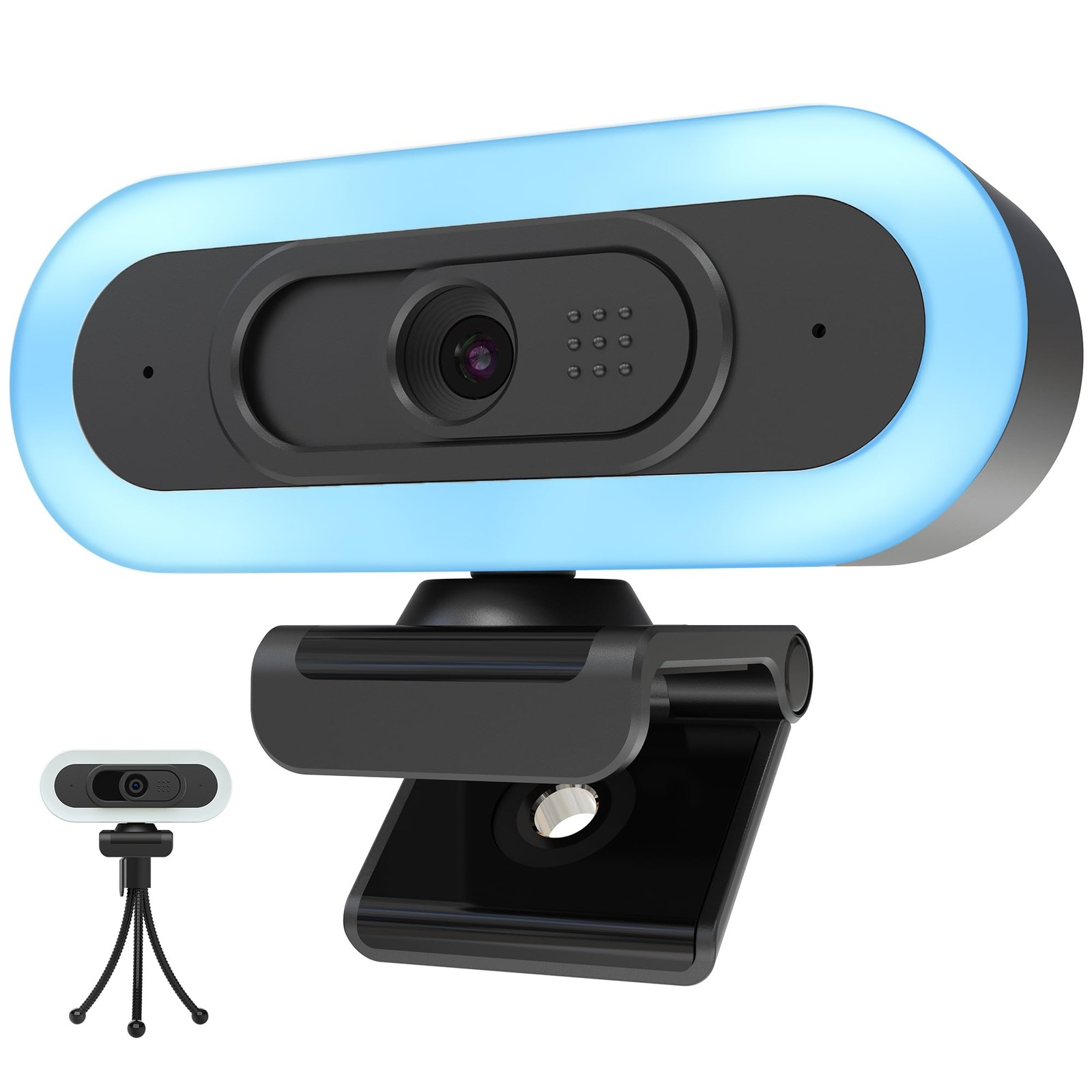 VIZOLINK 2K/60Fps Webcam, Streaming Camera with Fill RGB 2K/65°FOV, 2K/65°FOV