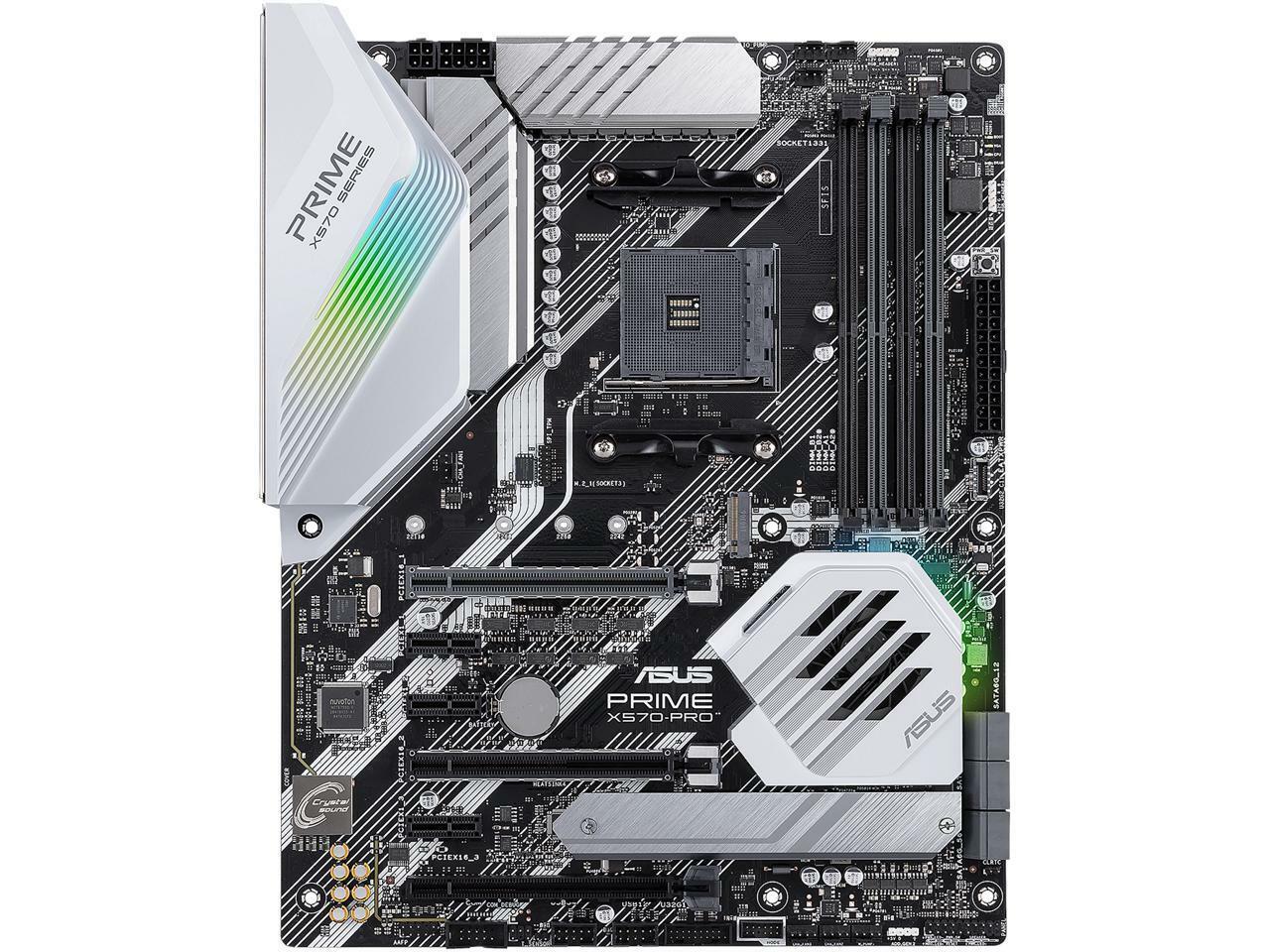 For ASUS Prime X570-Pro AMD AM4 DDR4 ATX Motherboard