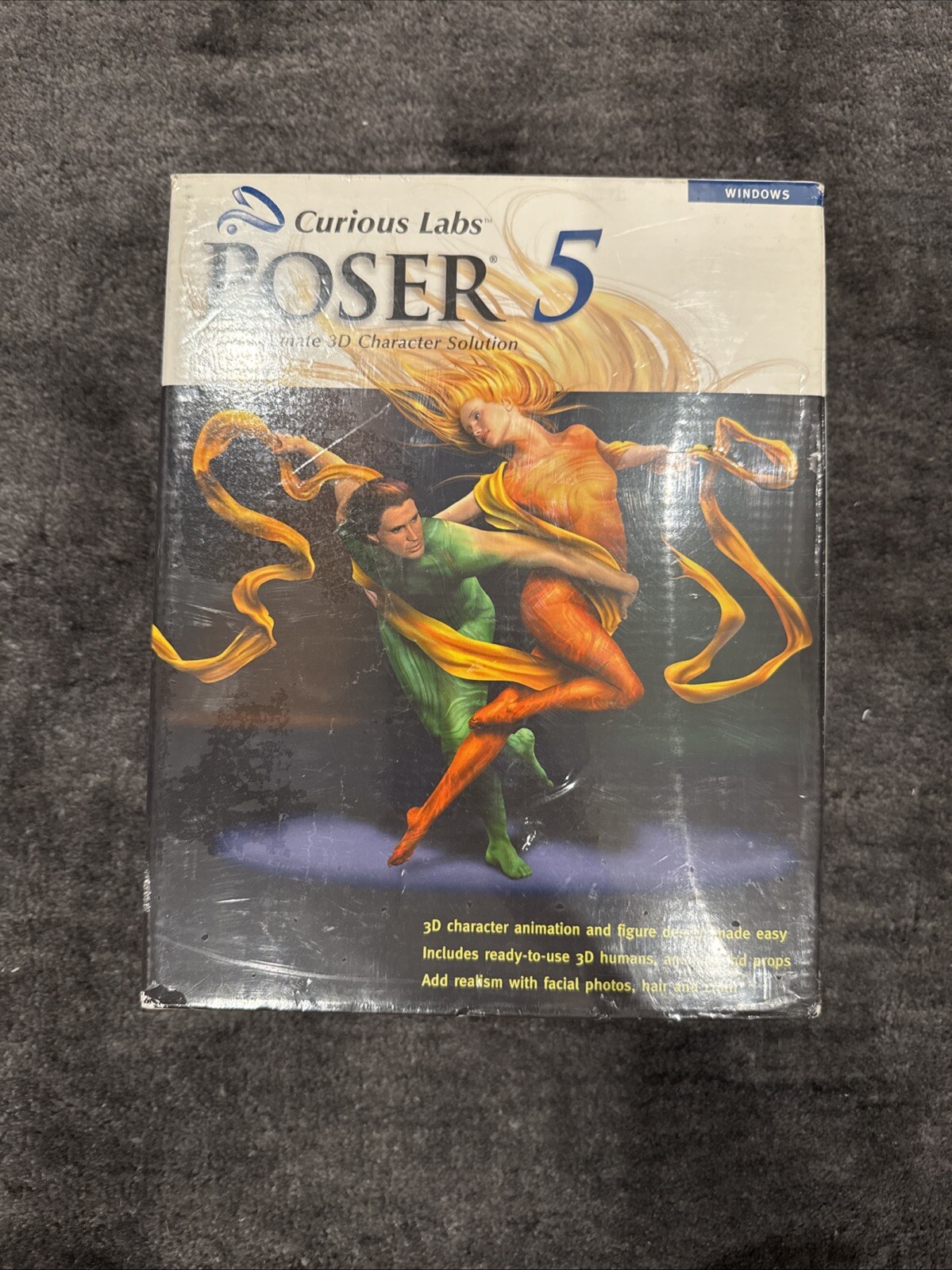 VTG Curious Labs Poser 5 3D Character & Figure Design Brand New Damaged Box Rare