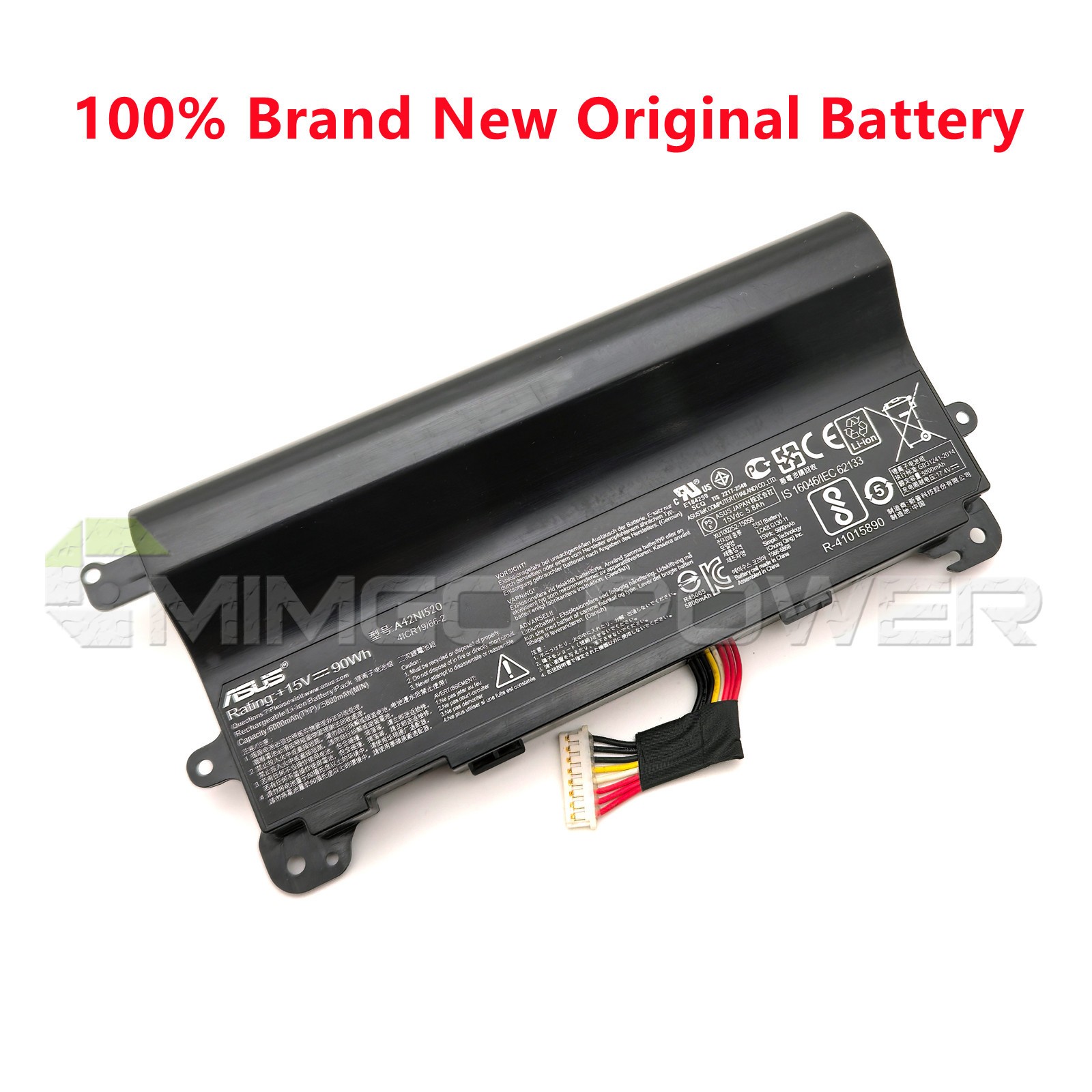New Genuine A42N1520 OEM Battery for Asus ROG GFX72 GFX72V G752VS G752VY GFX72J