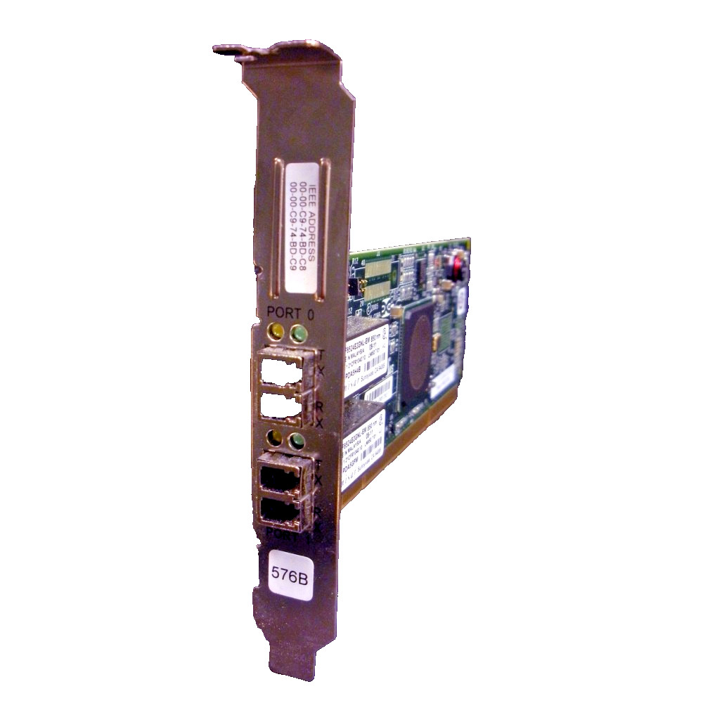 IBM 5749-82XX 00E0808 00E0809 32N1294 576B 2-Port 4Gb FC PCI-X Tape/Disk Adapter