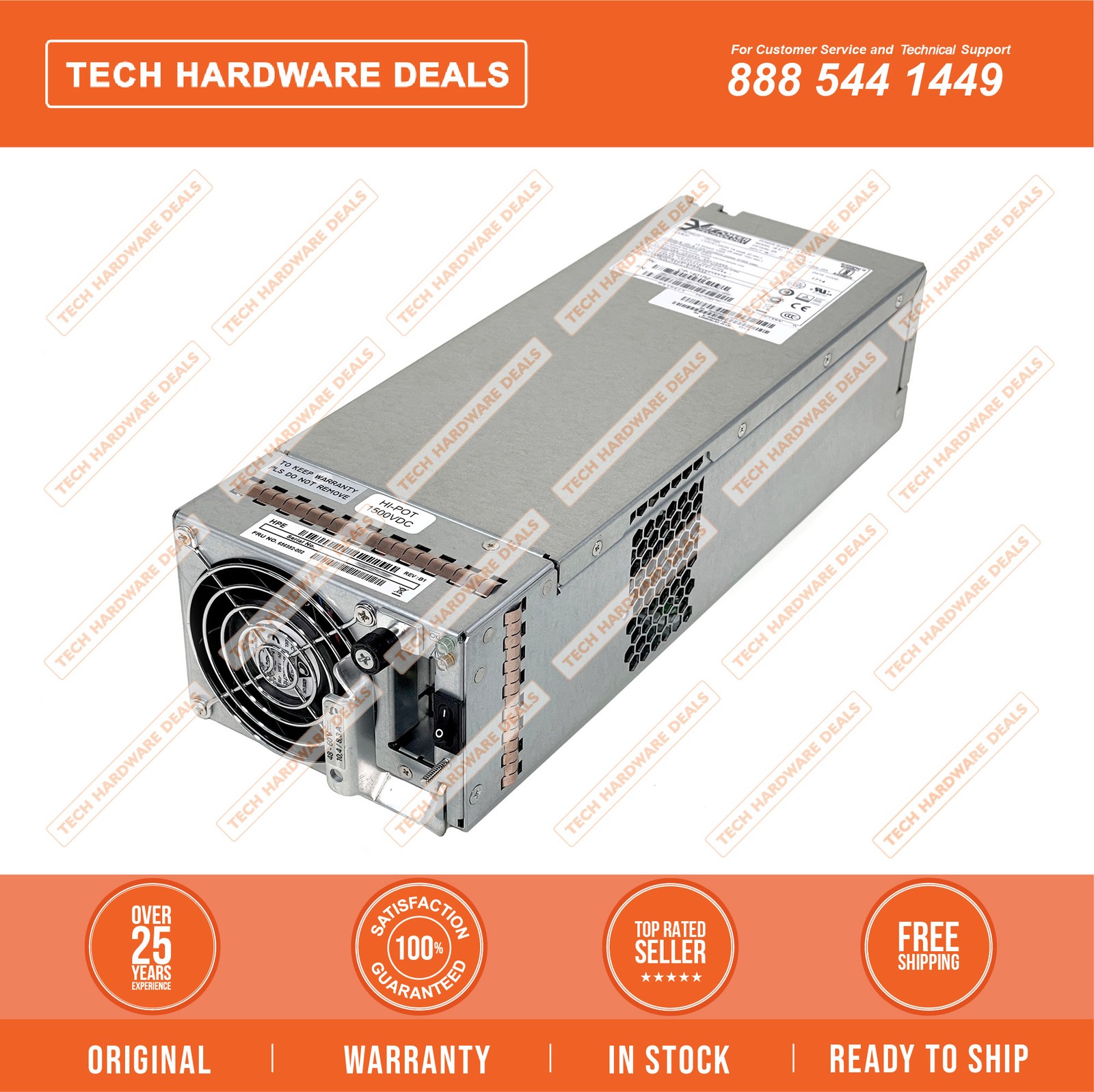 656392-002    HPE MSA 2050 DC Power Supply