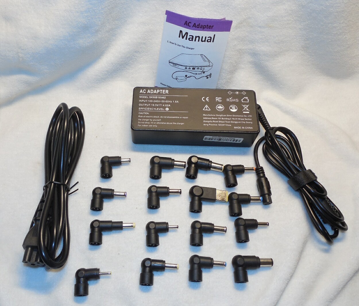 SZGUDULO 90W Universal AC Adapter Laptop Charger with 16 Tips