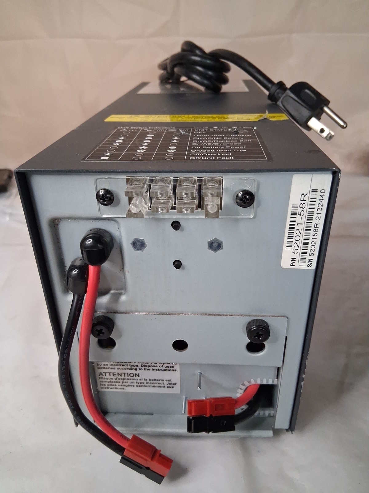 AMETEK Powervar ABCEG251-11  Uninterruptible Power Supply UPS Battery Backup