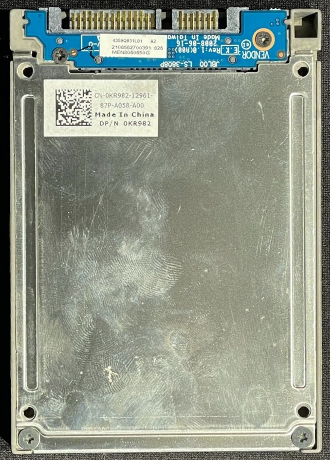 Samsung 120GB 4200RPM 1.8" uSATA Hard Drive + Latitude Caddy / HS122JF / G807G