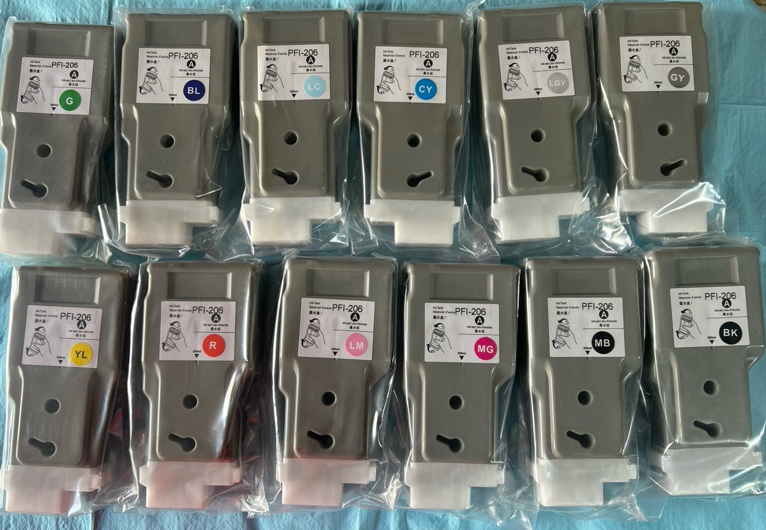 Lot of 21 Canon PFI-206 Ink Cartridges Brand New Sealed iPF6400 6450 6410SE