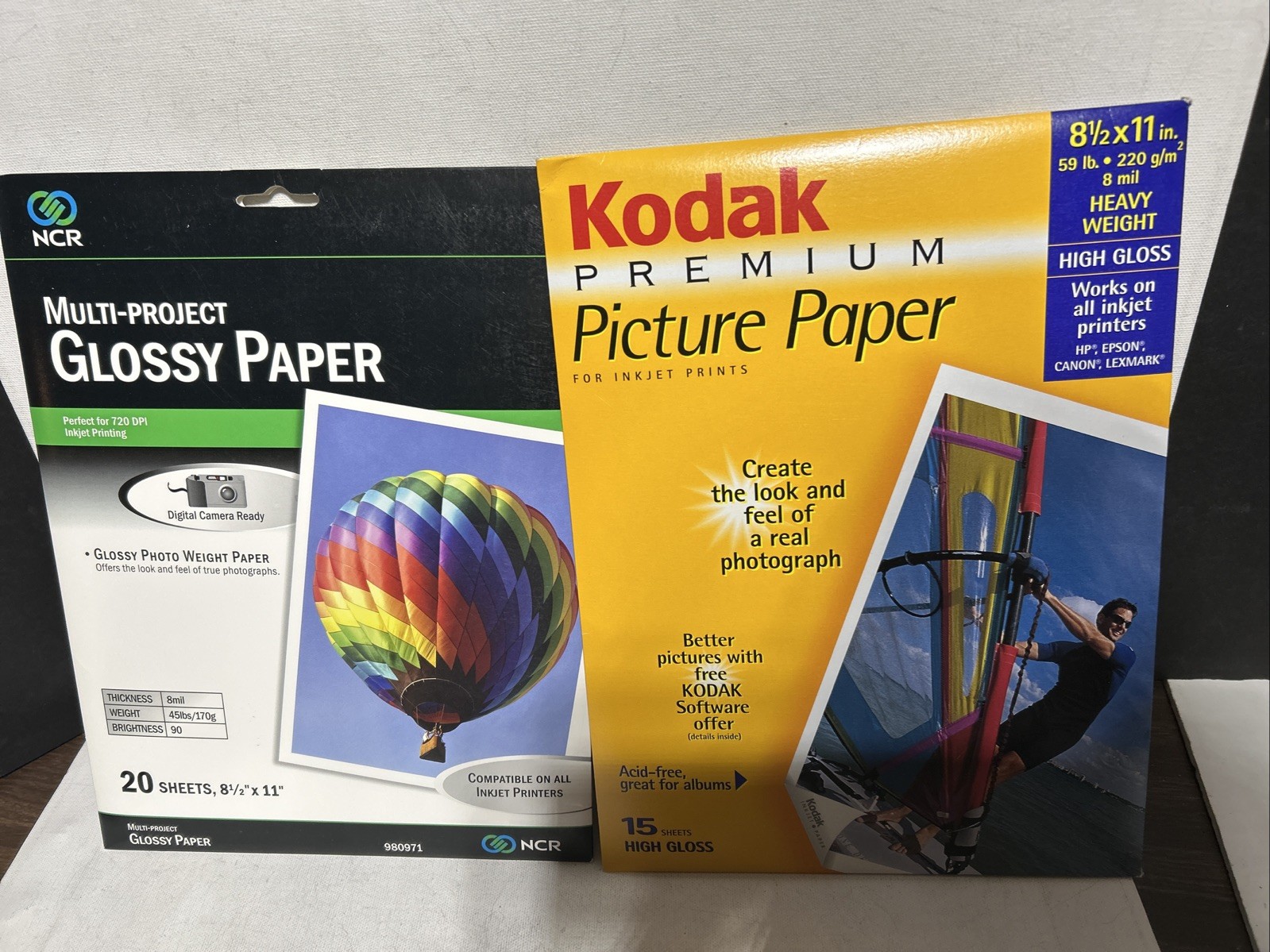Premium Picture Paper for Inkjet Printers 8.5"x11" 30 Sheets Kodak And NCR Open