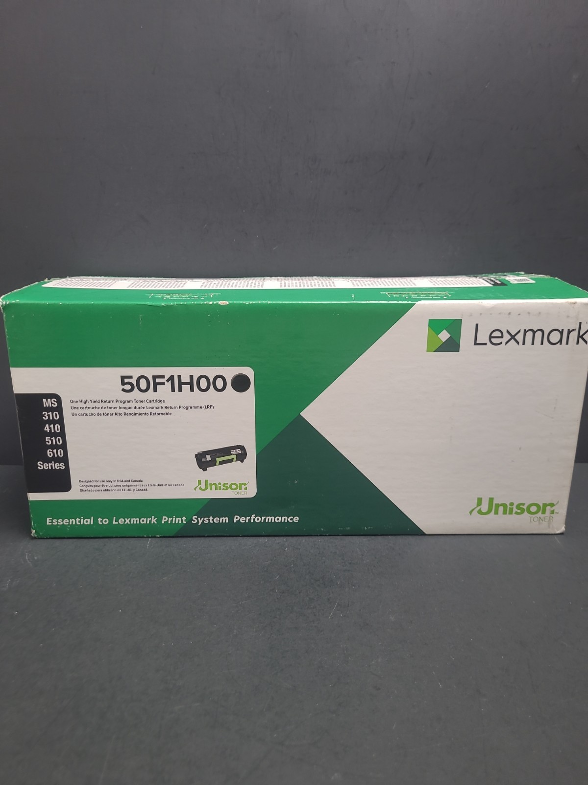 Genuine Lexmark 50F1H00 Black High Yield Return Program Toner Cartridge