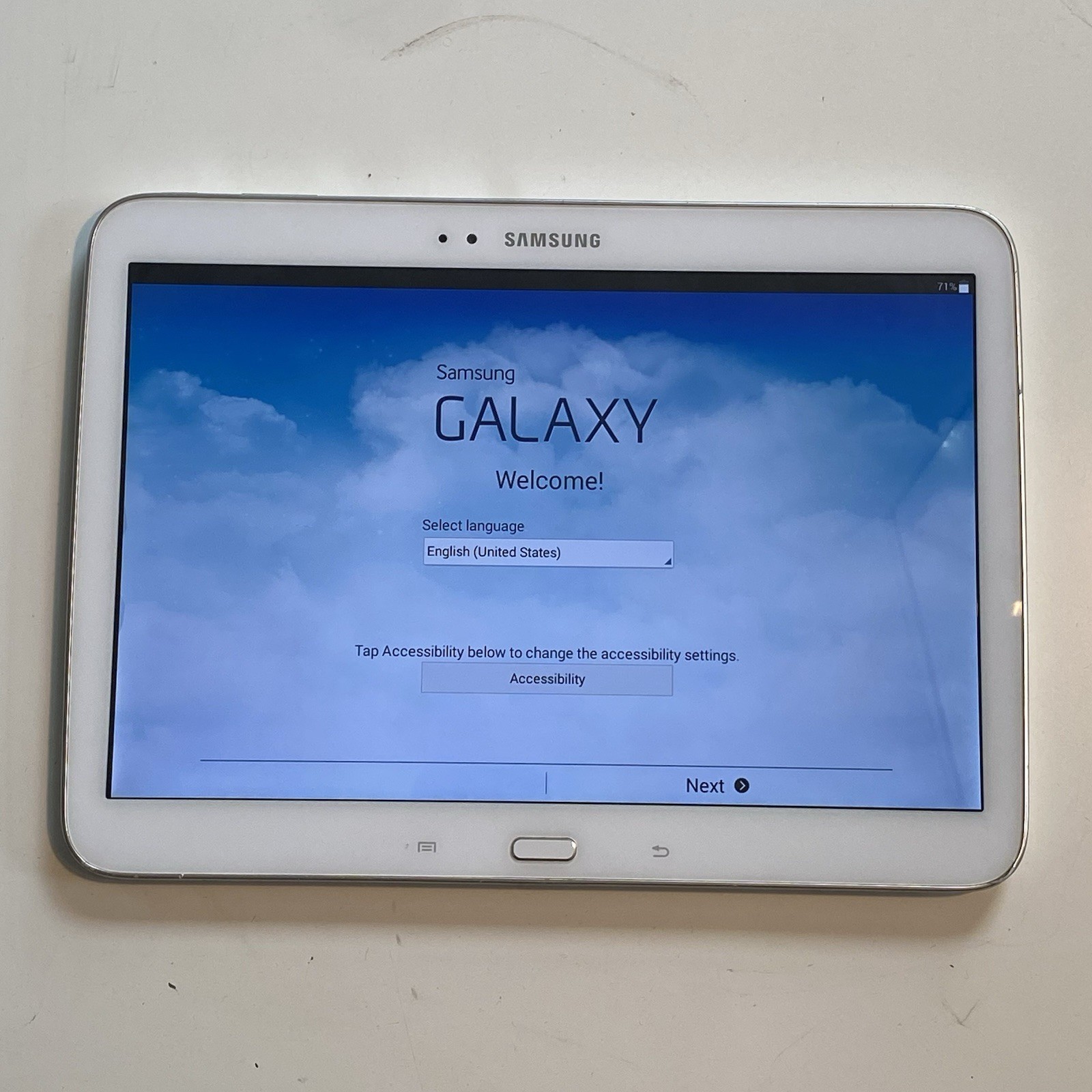 AS-IS Damaged Samsung Galaxy Tab 3 GT-P5210 