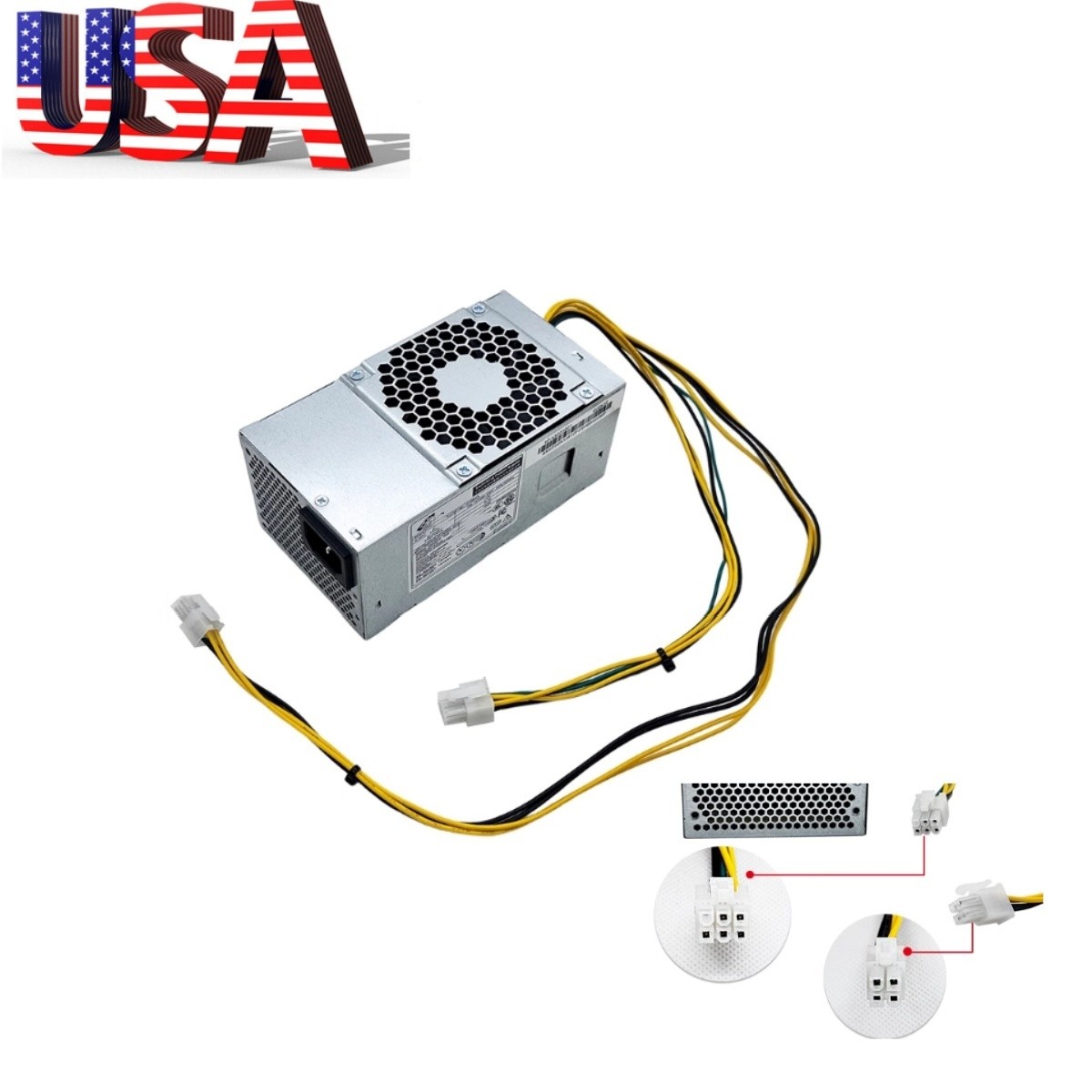 For Liteon PA-2301-3 PA-2331-11 300W Power Supply 6Pin + 4Pin US STOCK
