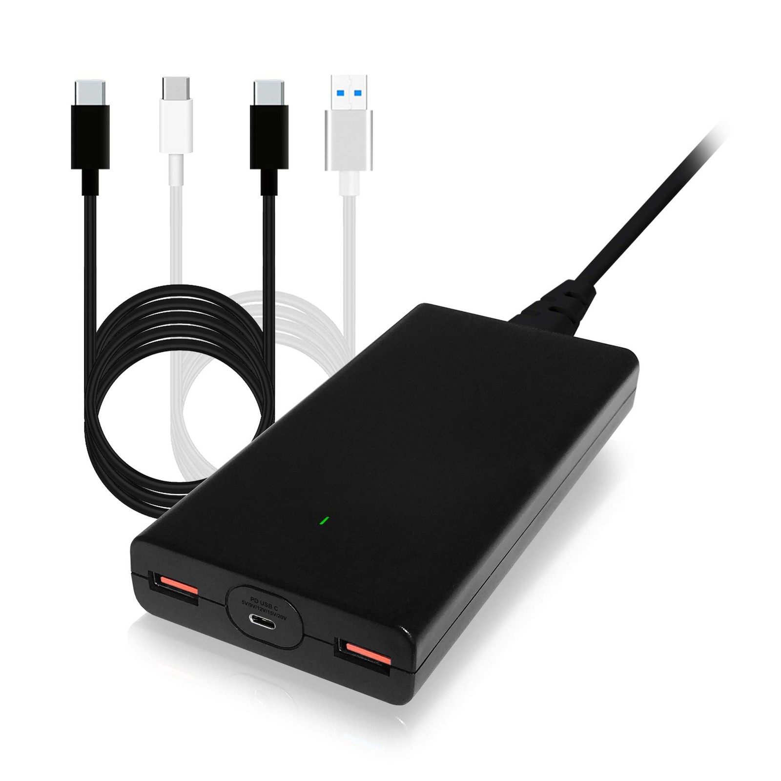 BatPower P120B 120W PD USB-C Charger Dual USB QC3.0 for Surface Book 3/2/Pro X
