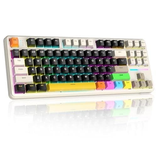 ATTACK SHARK X87 Mechanical Gaming Keyboard Hot Swap 3 Modes Unused