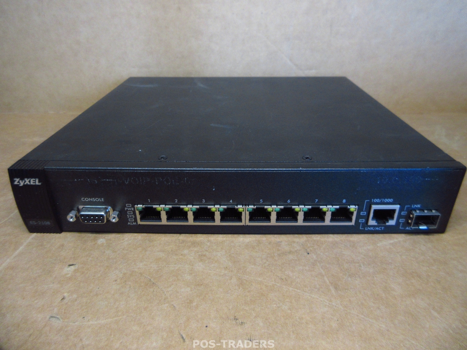 ZyXEL ES-2108 ES-2108PWR 8-Port PoE Gigabit Ethernet Switch + 1x SFP Port 
