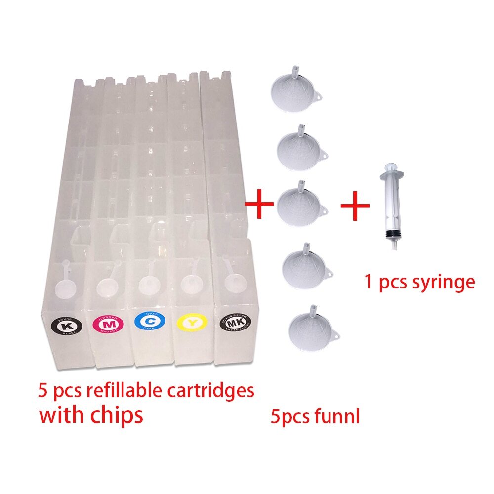 1 set T694 empty refillable ink cartridge with chip for Epson T7270 T5270 T3270 