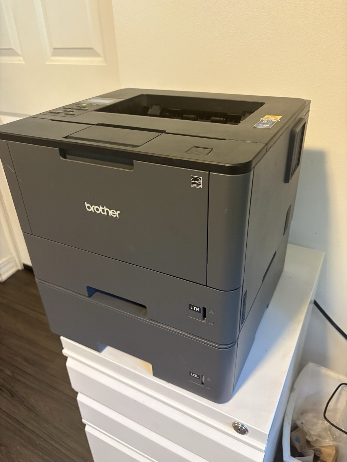 Brother HL-L5200DW Duplex Wireless Laser Printer w/ LT-6500 520-Sheet Tray