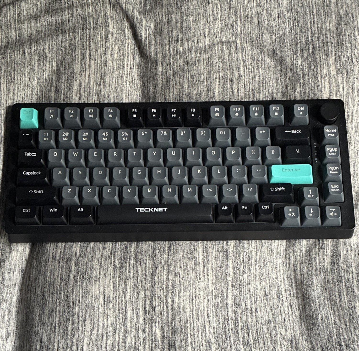 TECKNET TK-KB025 Wired Gaming Keyboard Quiet Keys QWERTY English Black