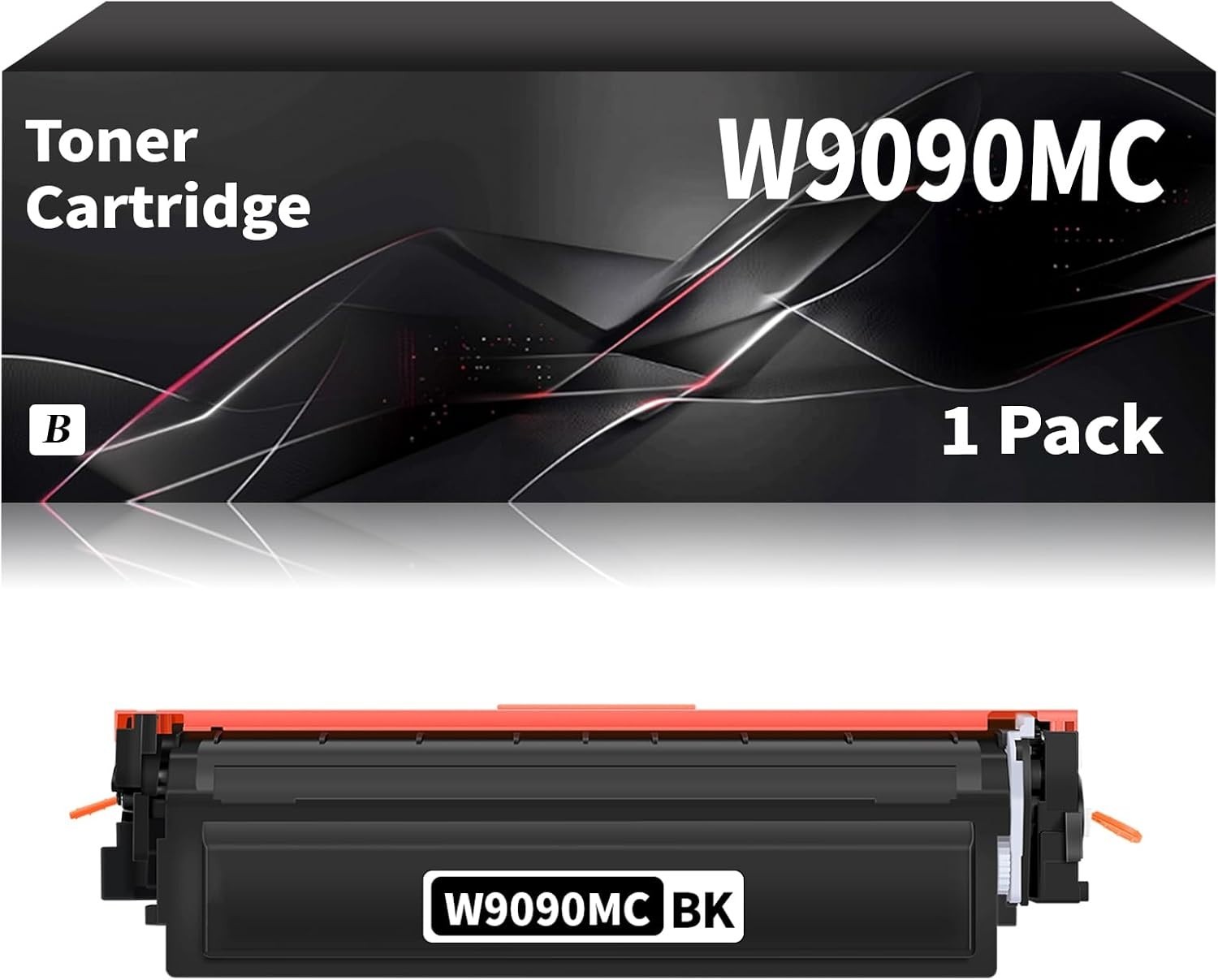 Toner Cartridge Black 1-Pack W9090MC HP LaserJet E45028dn Compatible BN