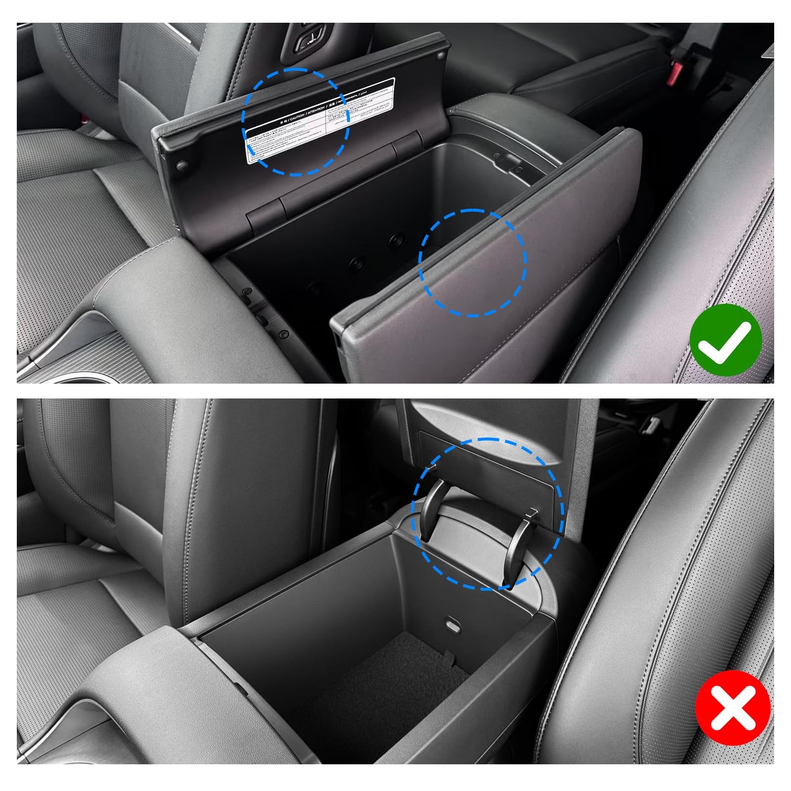 SHAOHAO 2Pcs for 2026 Hyundai Palisade Center Console Organizer and Lower Org...