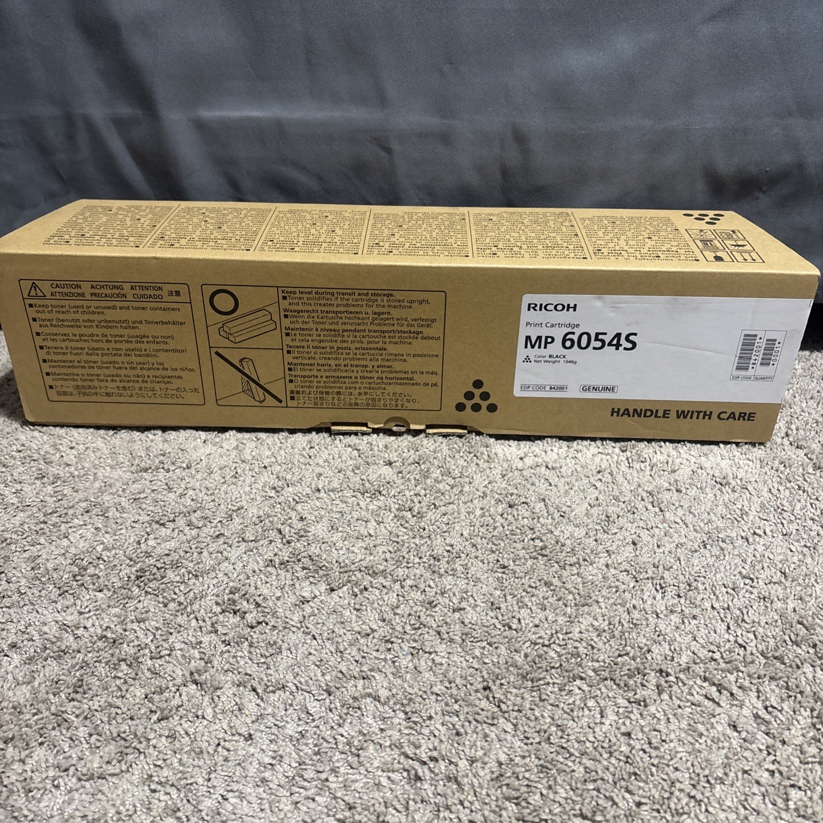 Genuine Ricoh 842001 ( 842126 841999 ) MP 6054S Toner Black