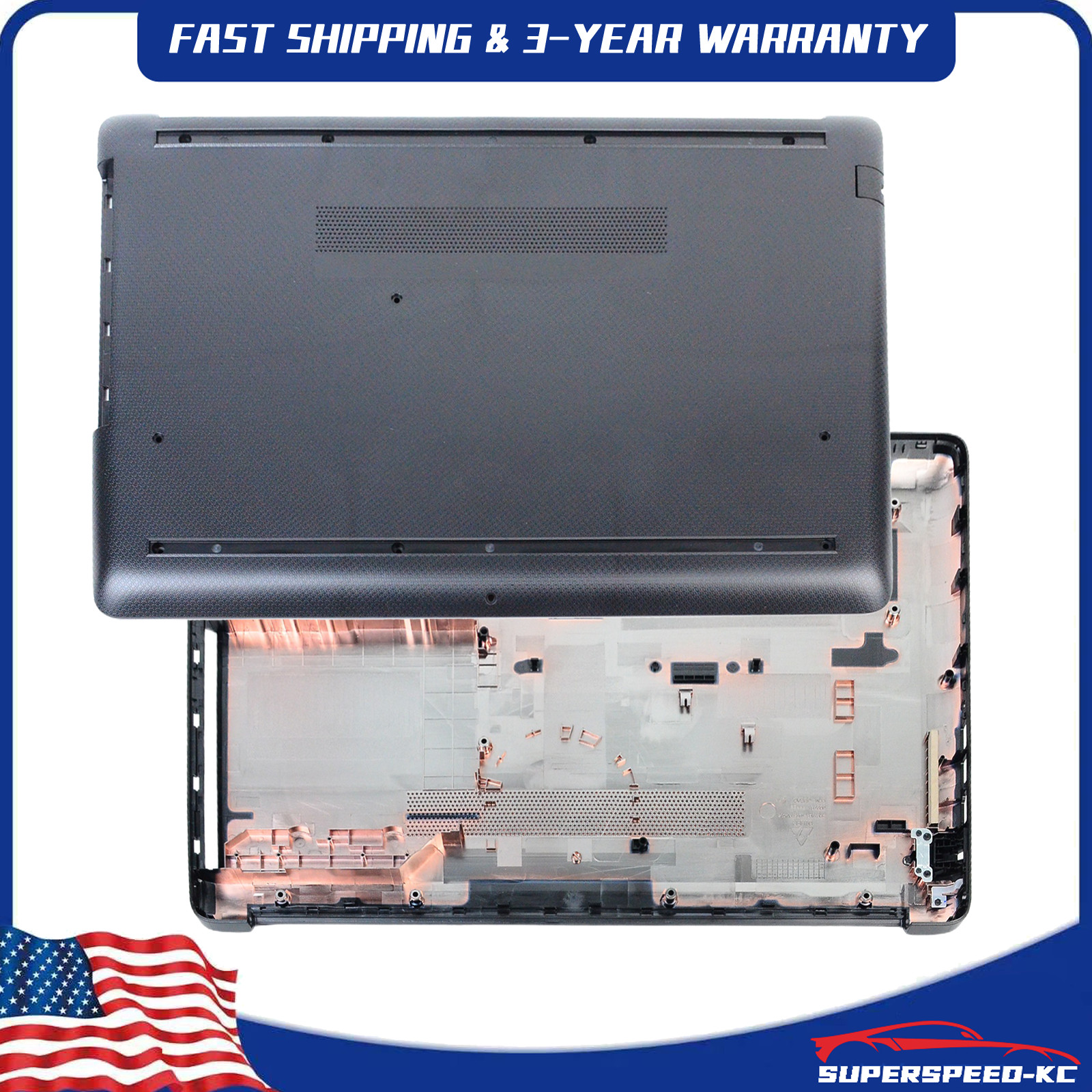 Black Bottom Base Cover With DVD For HP 15-DA 15-DB 15T-DA 15T-DB