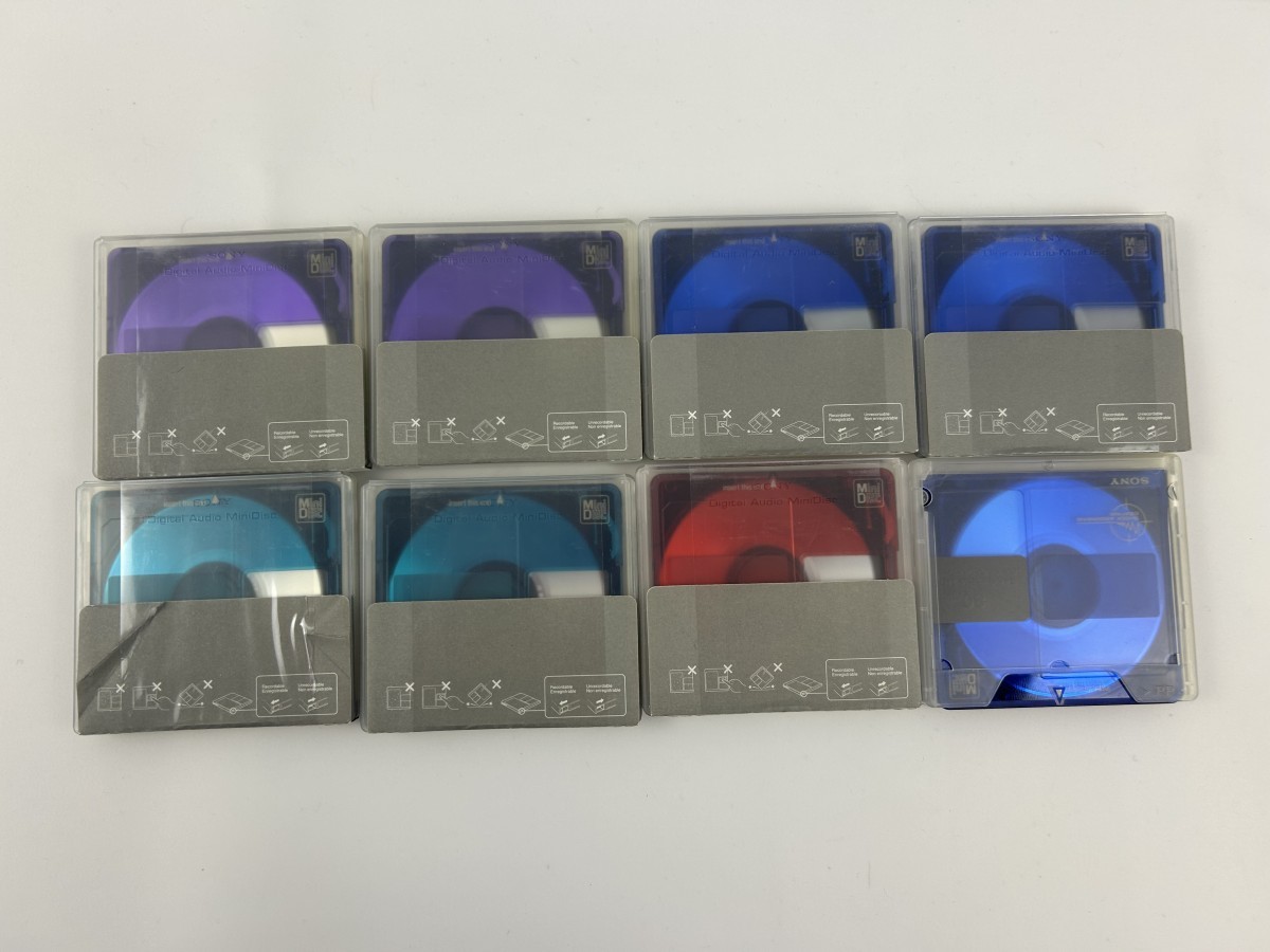 SONY MINI DISC COLOR COLLECTION - 8 DISCS