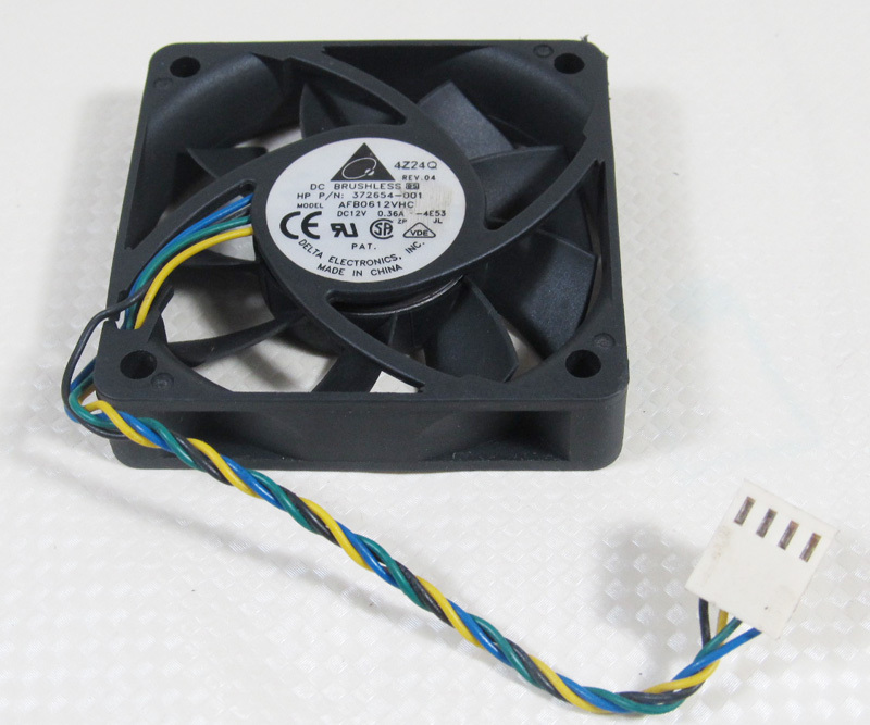 1pc Delta AFB0612VHC 60x60x15mm 6015 12V 0.36A DC Cooling Fan 4pin Connectors