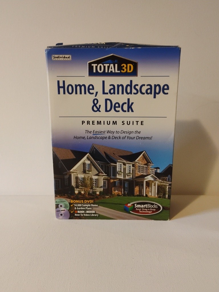 Individual Software Inc PMM-T12 Total 3D Home- Landscape & Deck Suite 12 Win ...