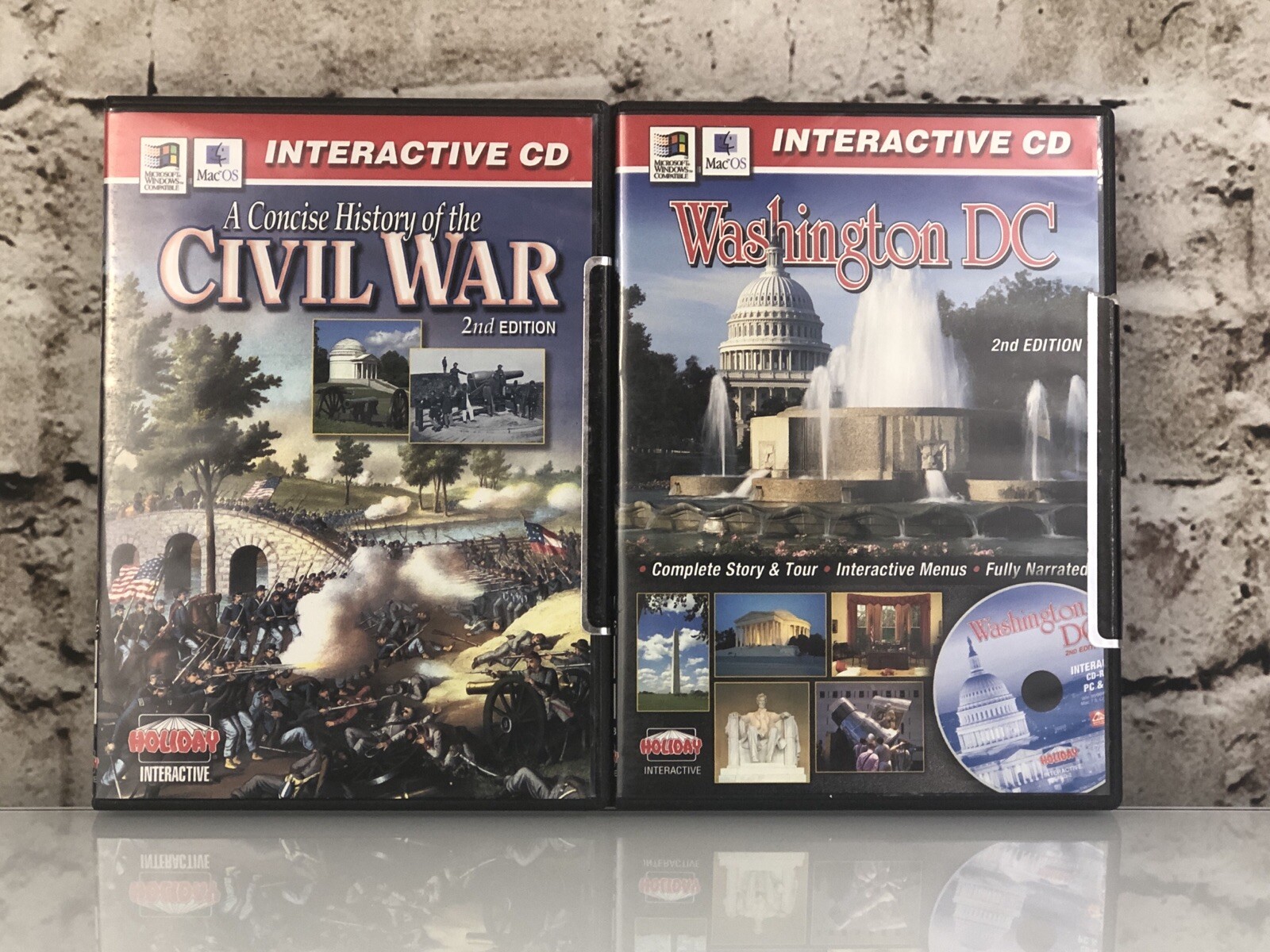 A Concise History Of The Civil War CD Rom Washington DC Interactive 