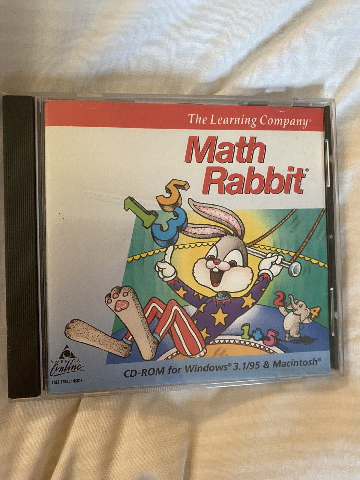 Math Rabbit Learning Company CD Windows 1998 Fun