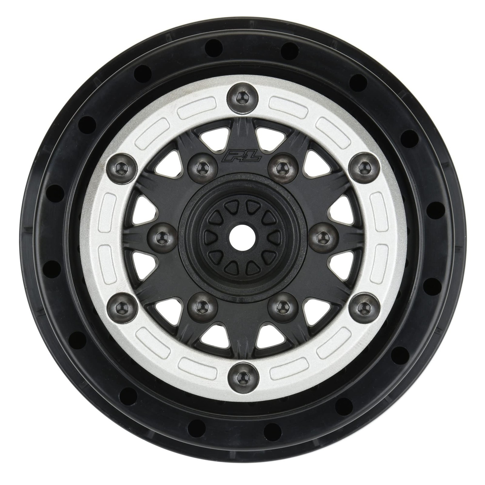 Pro-line Racing 1/10 Raid Bead-Loc F/R 2.2/3.0 SC 2 Silvr/Blk PRO281103 RC Tire