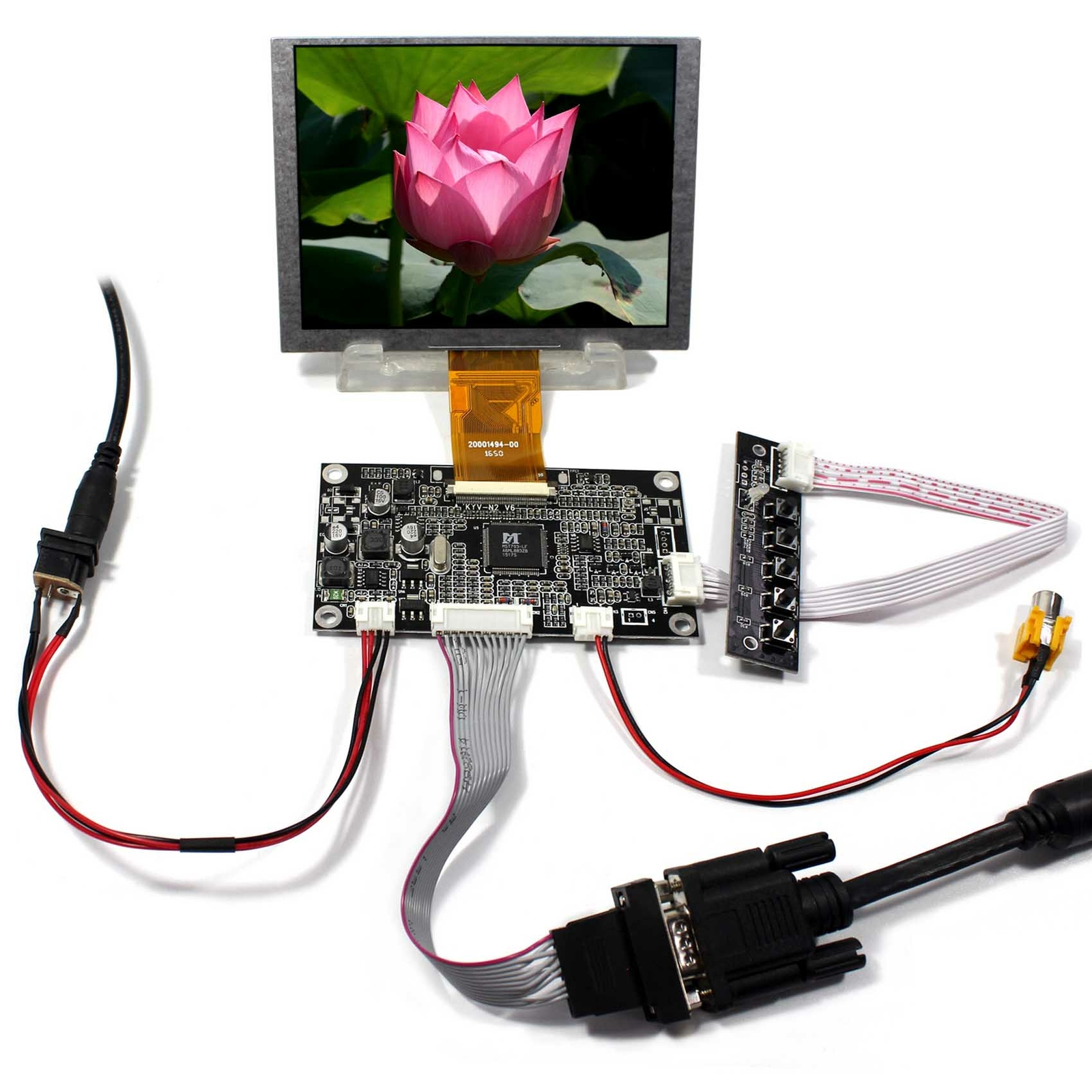 VGA AV LCD Driver Board With 5inch ZJ050NA-08C 640X480 LCD Screen