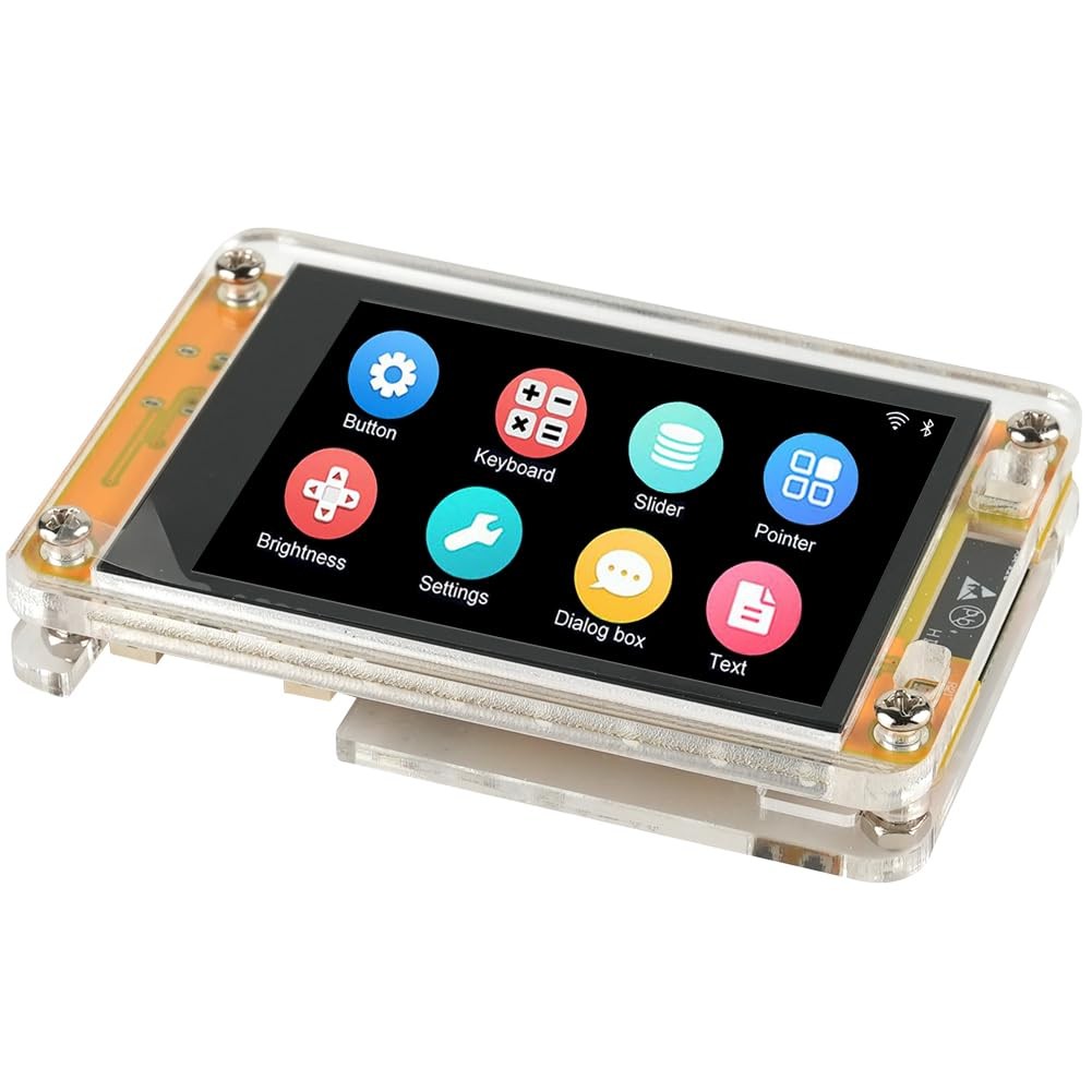 DIYmalls 2.8" inch ESP32 Display JC2432W328C 2.8 inch, Yellow + Transparent