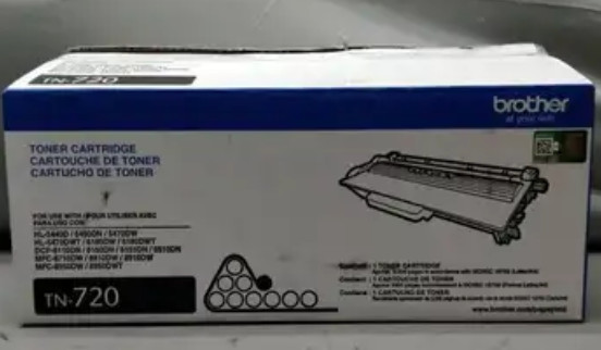 Brother TN-720 3000 Page Output Toner Cartridge - Black